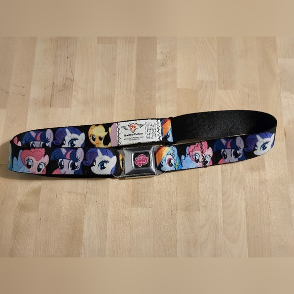 Hot Topic My Little Pony Seatbelt Buckle Belt - Picture 2 of 7